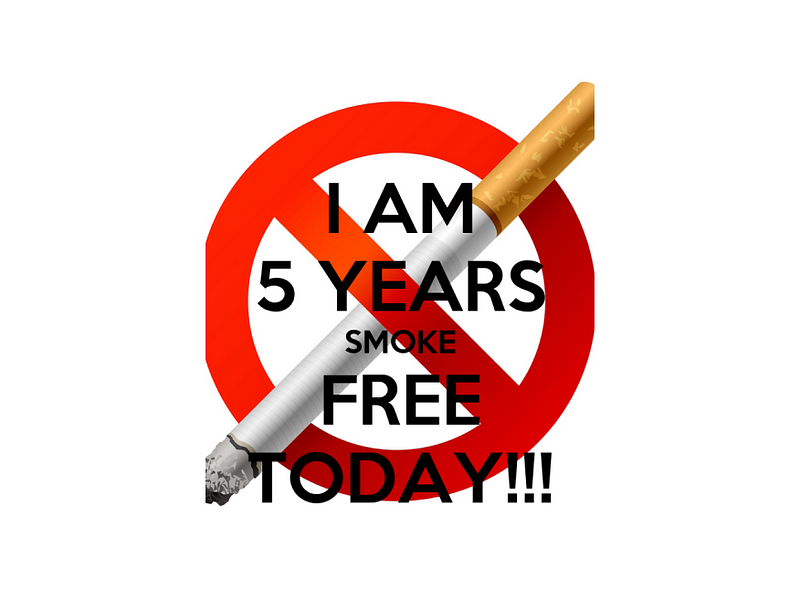 Smoke-free celebration note