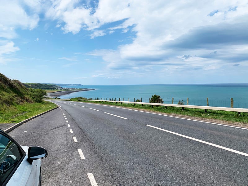 Scenic view of Aberaeron, North Wales