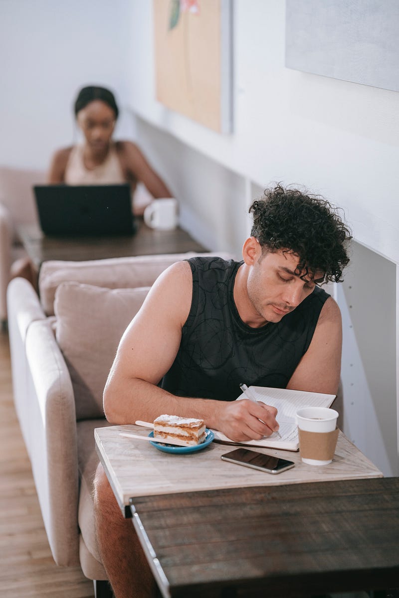 Organized space for a productive reset routine