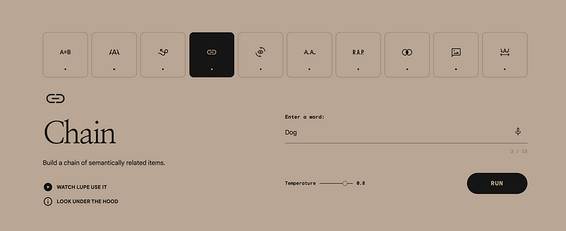 Chain tool example