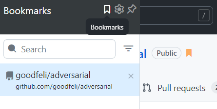 Bookmarking feature in Octotree