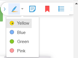 Highlighting feature in Diigo