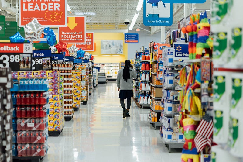 A grocery store filled with overwhelming choices