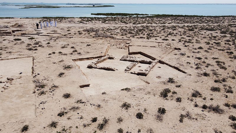 Archaeological remains of the oldest pearl city