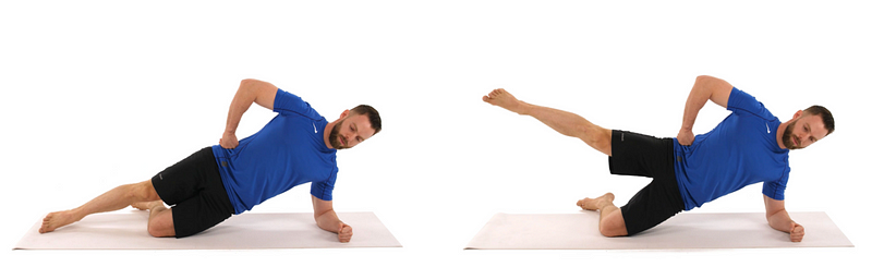 Demonstration of Side Plank with Abduction