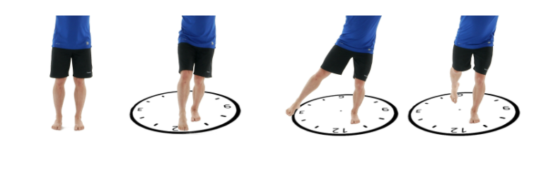 Demonstrating the Proprioceptive Clock exercise