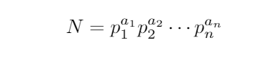 Prime factorization of an odd perfect number.