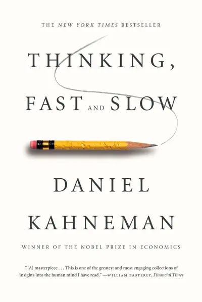 Cover of Thinking, Fast and Slow by Daniel Kahneman