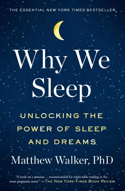 Cover of Why We Sleep by Matthew Walker