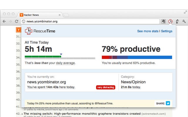 RescueTime - Time Tracking Made Easy