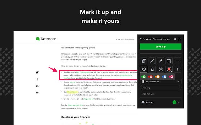 Evernote Web Clipper - Capture and Organize