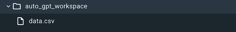 CSV file integration with AutoGPT