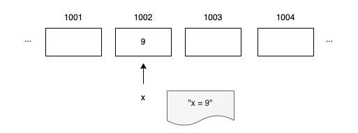 Variable Representation in Memory