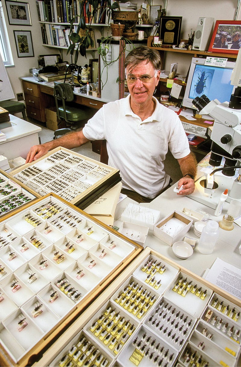 Terry Erwin studying biodiversity