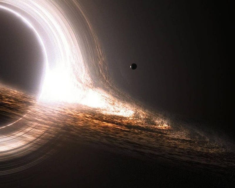 Gargantua's accretion disk in Interstellar