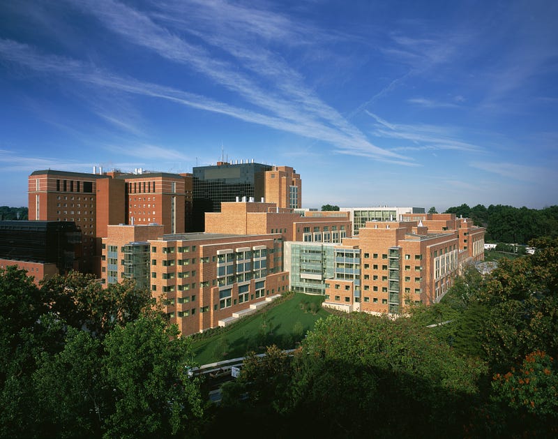 Aerial view of the NIH campus