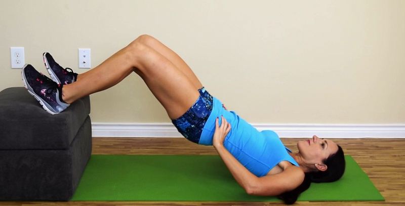 Elevated Glute Bridge Exercise