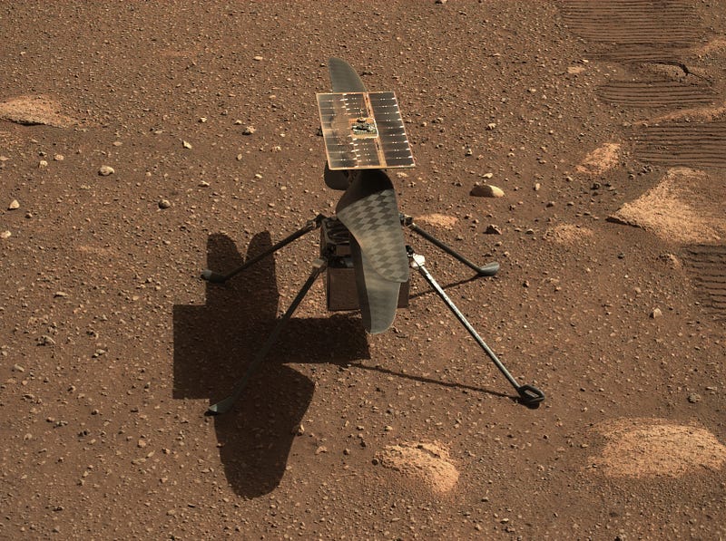 Ingenuity helicopter on Mars