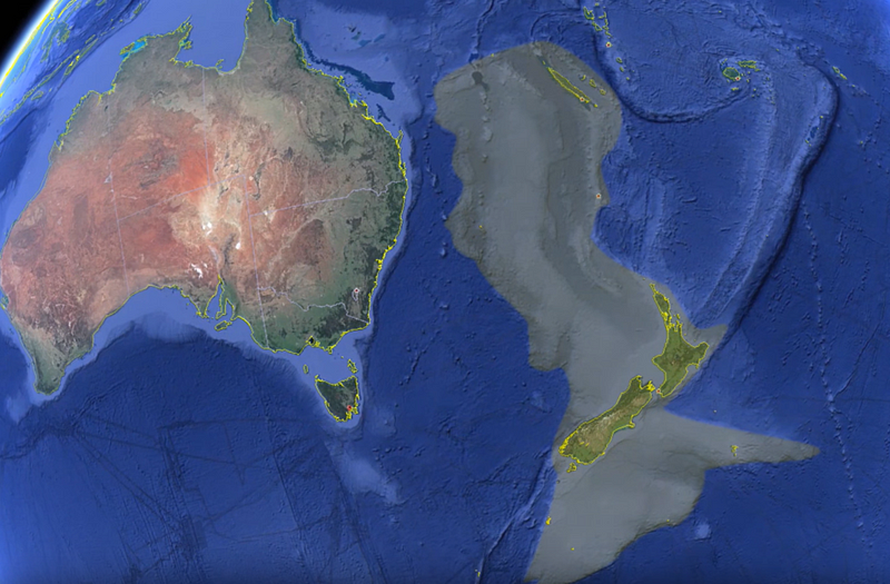 The ancient supercontinent Gondwana