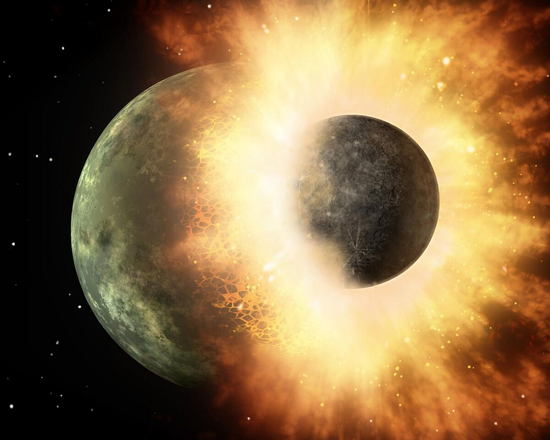 Diagram illustrating the Roche limit