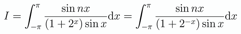 Integral representation for the 1996 competition